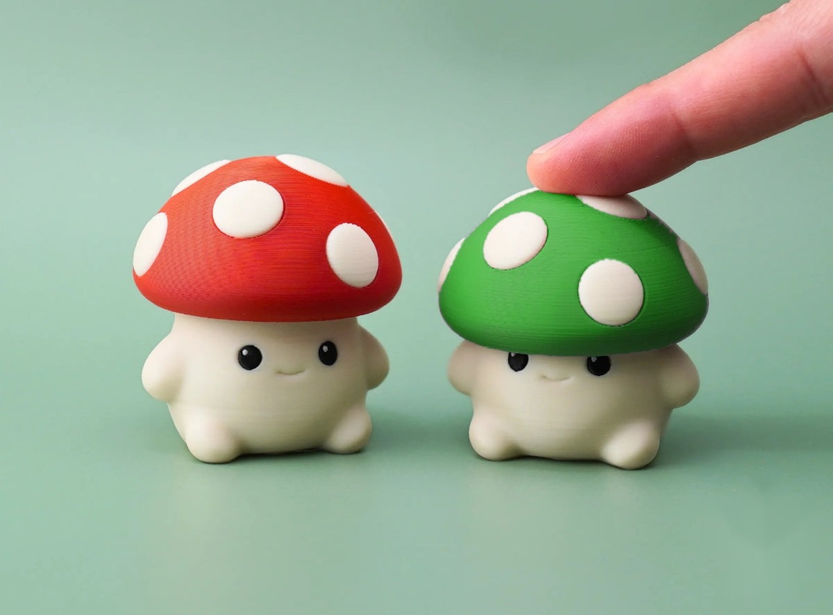 بيبي مشروم أحمر وأخضر - Baby Mushroom